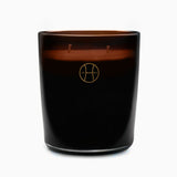 Amber Double Wick Handblown Candle