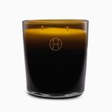 Honey Double Wick Handblown Candle